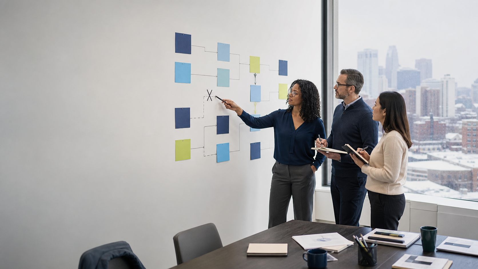 Minnesota business team tracing a broken handoff in a customer workflow